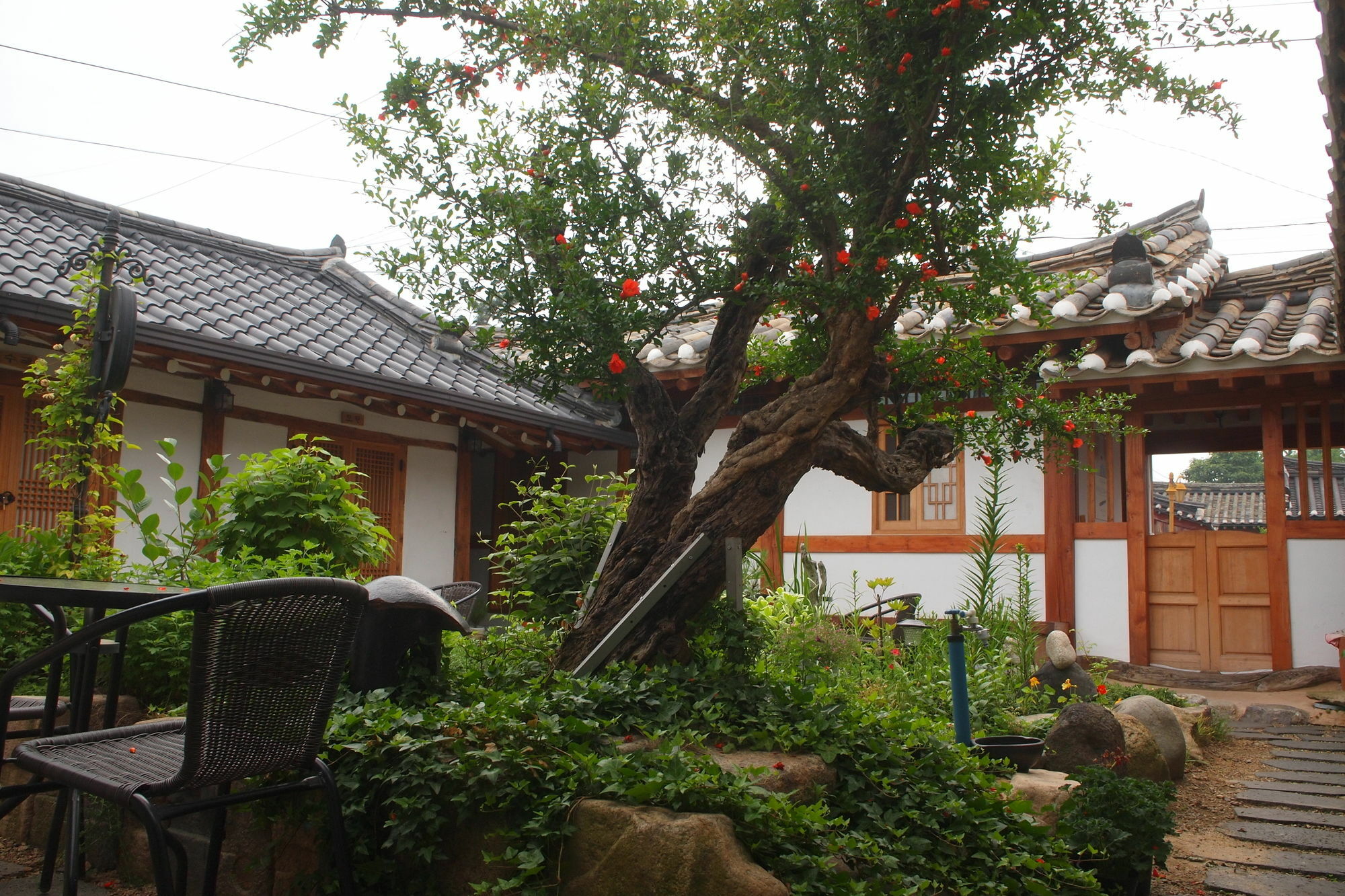 庆州 碎花空间韩屋旅馆酒店 外观 照片